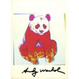 ANDY WARHOL - Giant Panda - Color offset lithograph