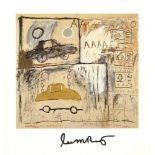 JEAN-MICHEL BASQUIAT - Cadillac Moon - Color offset lithograph