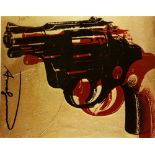 ANDY WARHOL - Guns #08 - Color offset lithograph