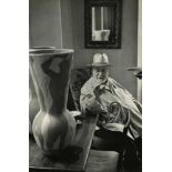 HENRI CARTIER-BRESSON - Henri Matisse, Saint-Jean-Cap-Ferrat - Original vintage photogravure