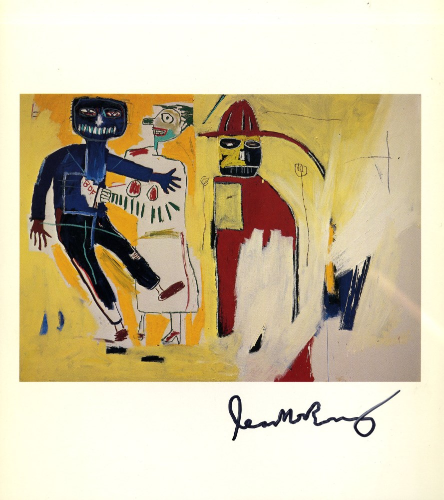 JEAN-MICHEL BASQUIAT - Bombero - Color offset lithograph