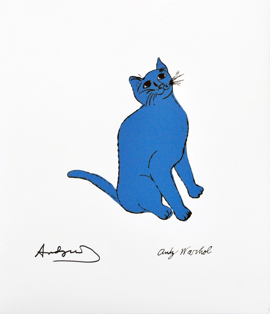 ANDY WARHOL [d'apres] - One Blue Pussy - Color lithograph