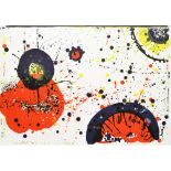 SAM FRANCIS - Cloud Rock - Color lithograph