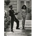 HELMUT NEWTON - Trader and Slave, Nice - Original vintage photolithograph