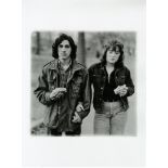 DIANE ARBUS - A Young Man and His Girlfriend with Hot Dogs in the Park, N.Y.C - Original photogra...