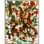 SAM FRANCIS [d'apres] - Composition - Oil and watercolor on paper