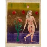 KARIMA MUYAES - Eva (Eve) - Original color stencil monoprint