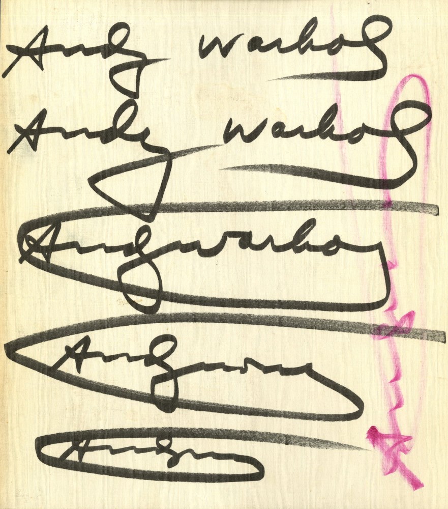 ANDY WARHOL - Six Warhol Signatures - Offset lithograph