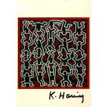 KEITH HARING - Untitled 1986 - Color offset lithograph