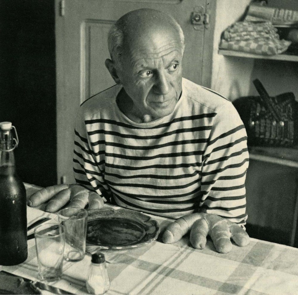 ROBERT DOISNEAU - Les petits pains se nomment des Picasso - Original vintage photogravure