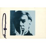 ANDY WARHOL - Self-Portrait - Color offset lithograph