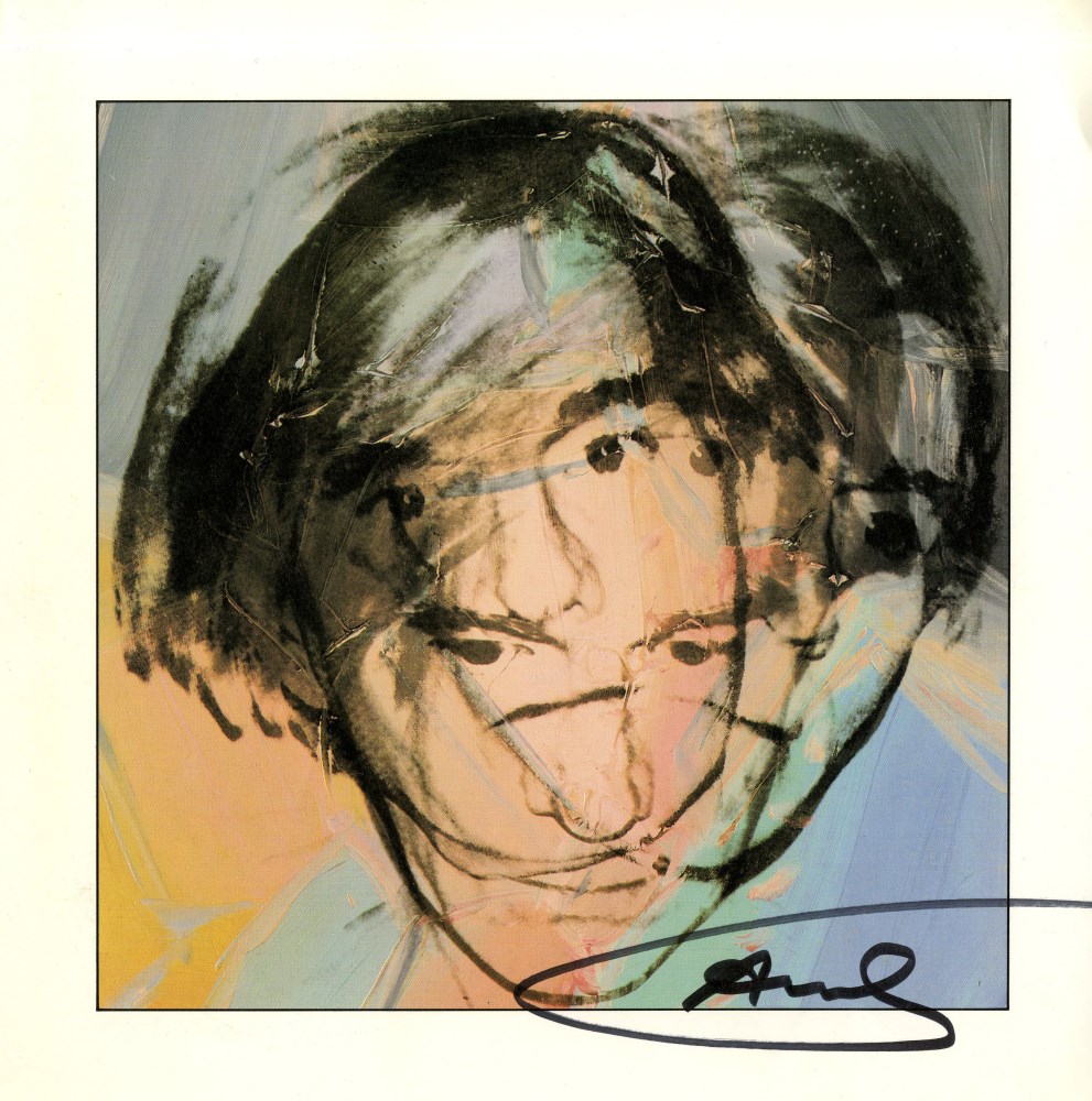 ANDY WARHOL - Self-Portrait - Original color offset lithograph