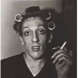 DIANE ARBUS - Young Man in Curlers at Home on West 20th Street, N.Y.C - Original vintage photogra...