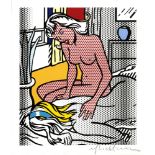 ROY LICHTENSTEIN - Two Nudes - Color relief print