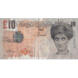 BANKSY - Di-faced Tenner - Color offset lithograph