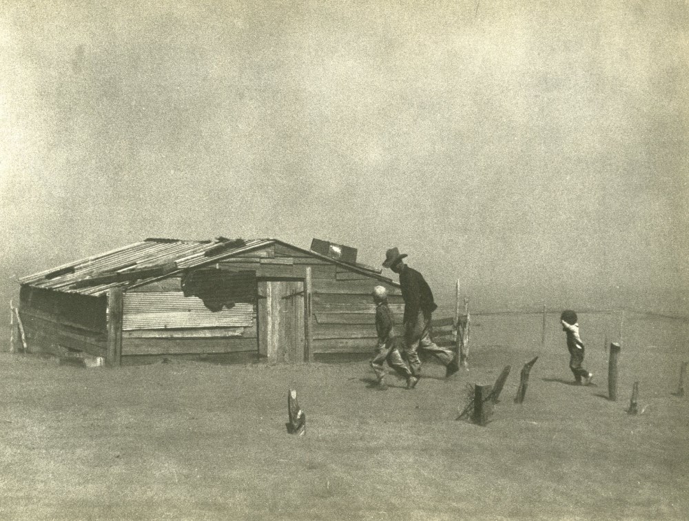 ARTHUR ROTHSTEIN - Dust Storm, Cimarron County, Oklahoma - Original vintage photogravure