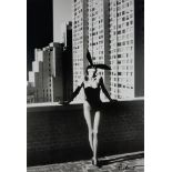 HELMUT NEWTON - Elsa Peretti As a Bunny, New York #1 - Original photolithograph