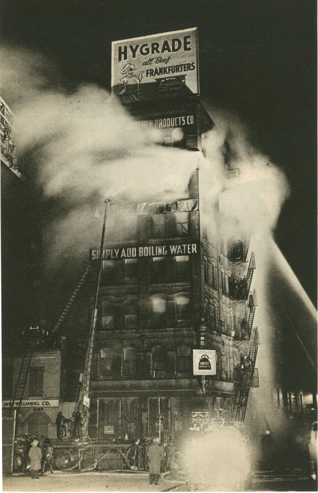 WEEGEE [arthur h. fellig] - Simply Add Boiling Water - Original vintage photogravure