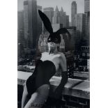 HELMUT NEWTON - Elsa Peretti As a Bunny, New York #2 - Original photolithograph