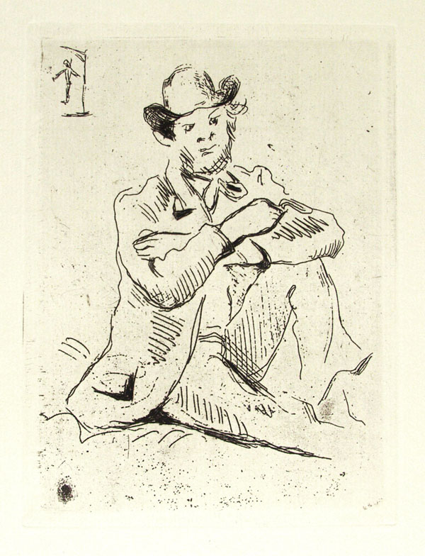 PAUL CEZANNE - Guillaumin au Pendu - Etching