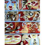 KARIMA MUYAES - Mosaico IV - Oil on canvas