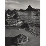 ANSEL ADAMS - Rock and Surf, Monterey Coast, California - Original photogravure