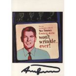 ANDY WARHOL - Van Heusen (Ronald Reagan) - Color offset lithograph