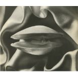 RUTH BERNHARD - Shell in Silk - Original vintage photoengraving