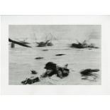 ROBERT CAPA - Omaha Beach, Normandy, France: D-Day, June 6, 1944 - Original photogravure