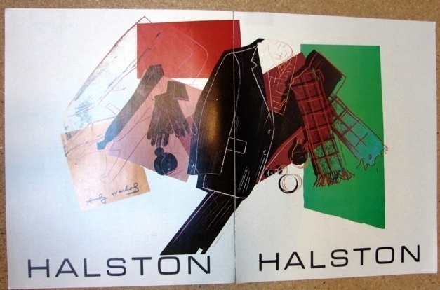 ANDY WARHOL - Halston Men's Wear - Original color silkscreen and lithograph - Image 2 of 2