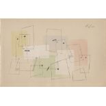 PAUL KLEE - Komposition - Watercolor and ink drawing on paper