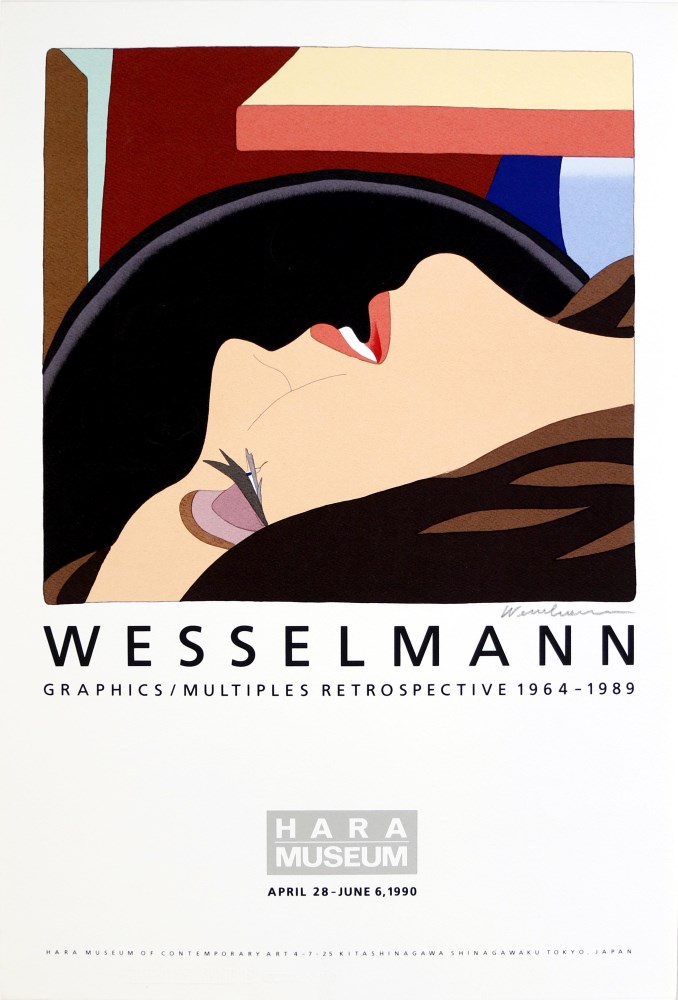 TOM WESSELMANN - Wesselmann: Graphics/Multiples Retrospective, 1964-1989 - Original color silkscr...