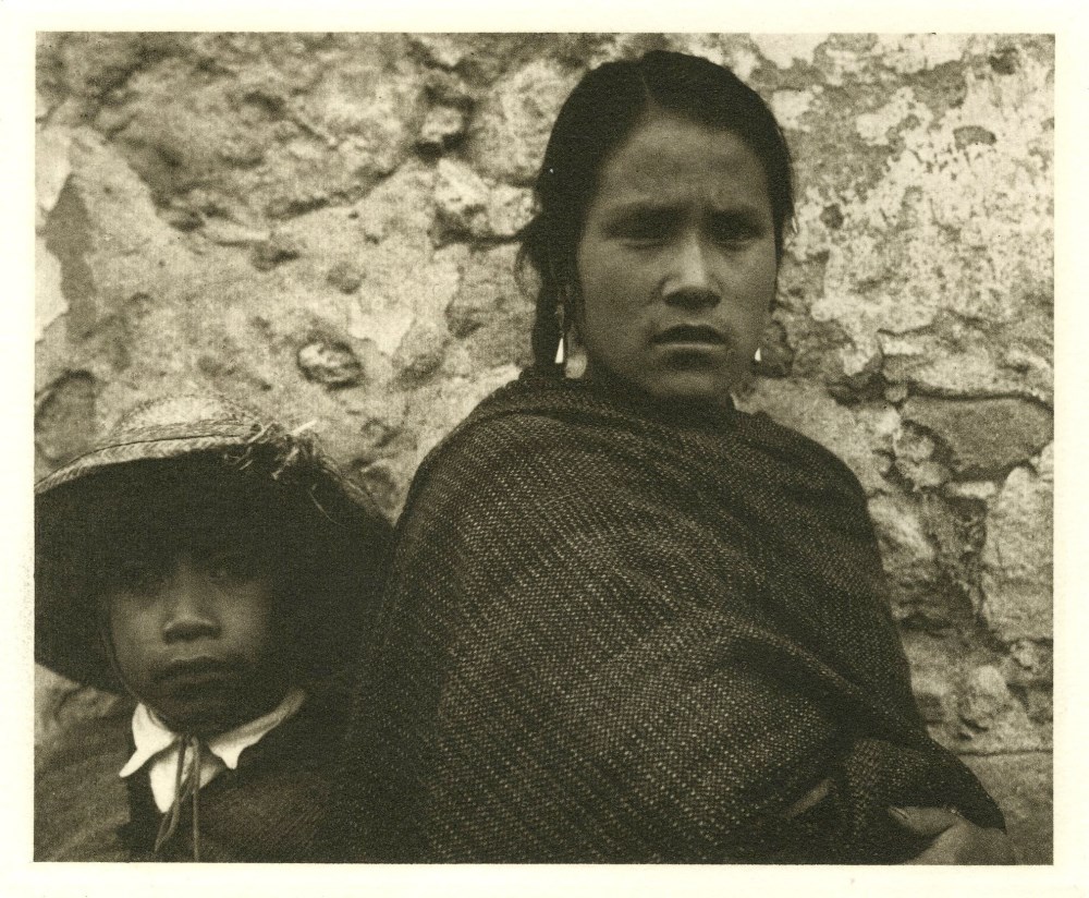 PAUL STRAND - Young Woman and Boy, Toluca - Original photogravure