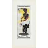 JEAN-MICHEL BASQUIAT - Portrait of Jack Walls - Color offset lithograph