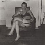 DIANE ARBUS - Seated Man in Bra and Stockings, N.Y.C - Original vintage photogravure