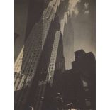 EDWARD STEICHEN - Rockefeller Center, New York City - Original vintage photogravure