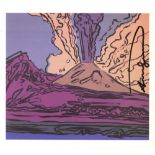 ANDY WARHOL - Vesuvius #08 - Color offset lithograph