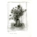 ALBERTO GIACOMETTI - Vase de fleurs - Pencil drawing on paper