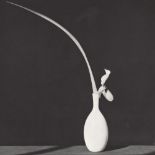 ROBERT MAPPLETHORPE - Orchid and Leaf in White Vase - Original vintage photogravure