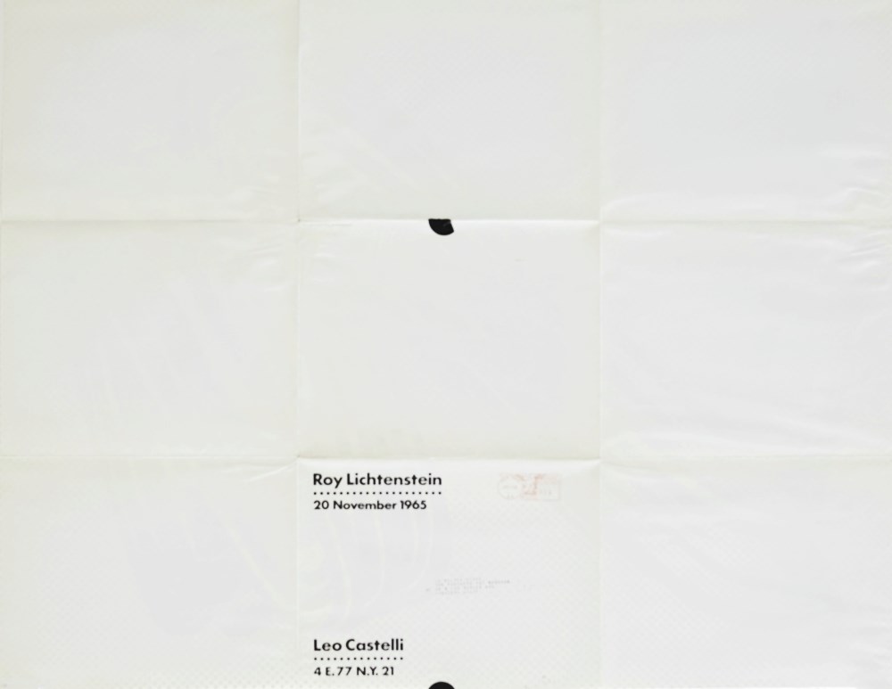 ROY LICHTENSTEIN - Brushstroke - Original color offset lithograph - Image 2 of 3