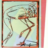 ANDY WARHOL - Whooping Crane - Color offset lithograph