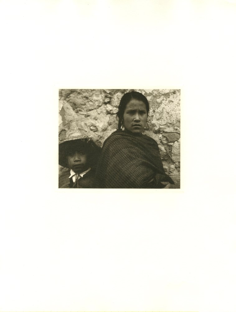 PAUL STRAND - Young Woman and Boy, Toluca - Original photogravure - Image 2 of 2