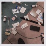NAN GOLDIN - Drugs on the Rug, New York City - Color photograph