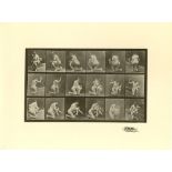 EADWEARD MUYBRIDGE [d'apres] - Woman Spanking a Child - Original photogravure