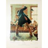 NORMAN ROCKWELL - Tom Sawyer: The Master's Arm… - Original color collotype