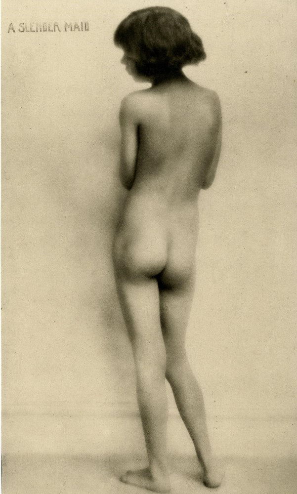 A. KEITH DANNATT - A Slender Nude Maiden - Original vintage photogravure