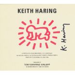 KEITH HARING - Fertility Suite: Radiant Baby "text card" - Original offset lithograph
