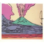 ANDY WARHOL - Vesuvius #07 - Color offset lithograph