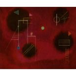 WASSILY KANDINSKY - Vier Flecken (Four Splashes) - Original color collotype