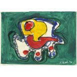 KAREL APPEL [d'apres] - Untitled - Oil on paper